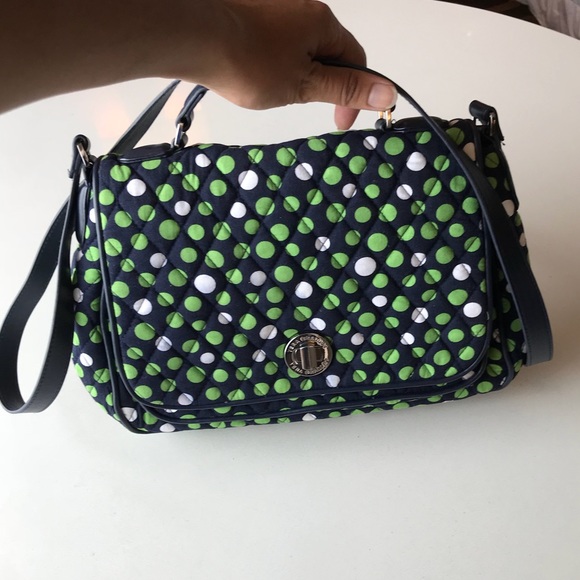 Vera Bradley Crossbody Bay Green&Blue - Picture 2 of 8